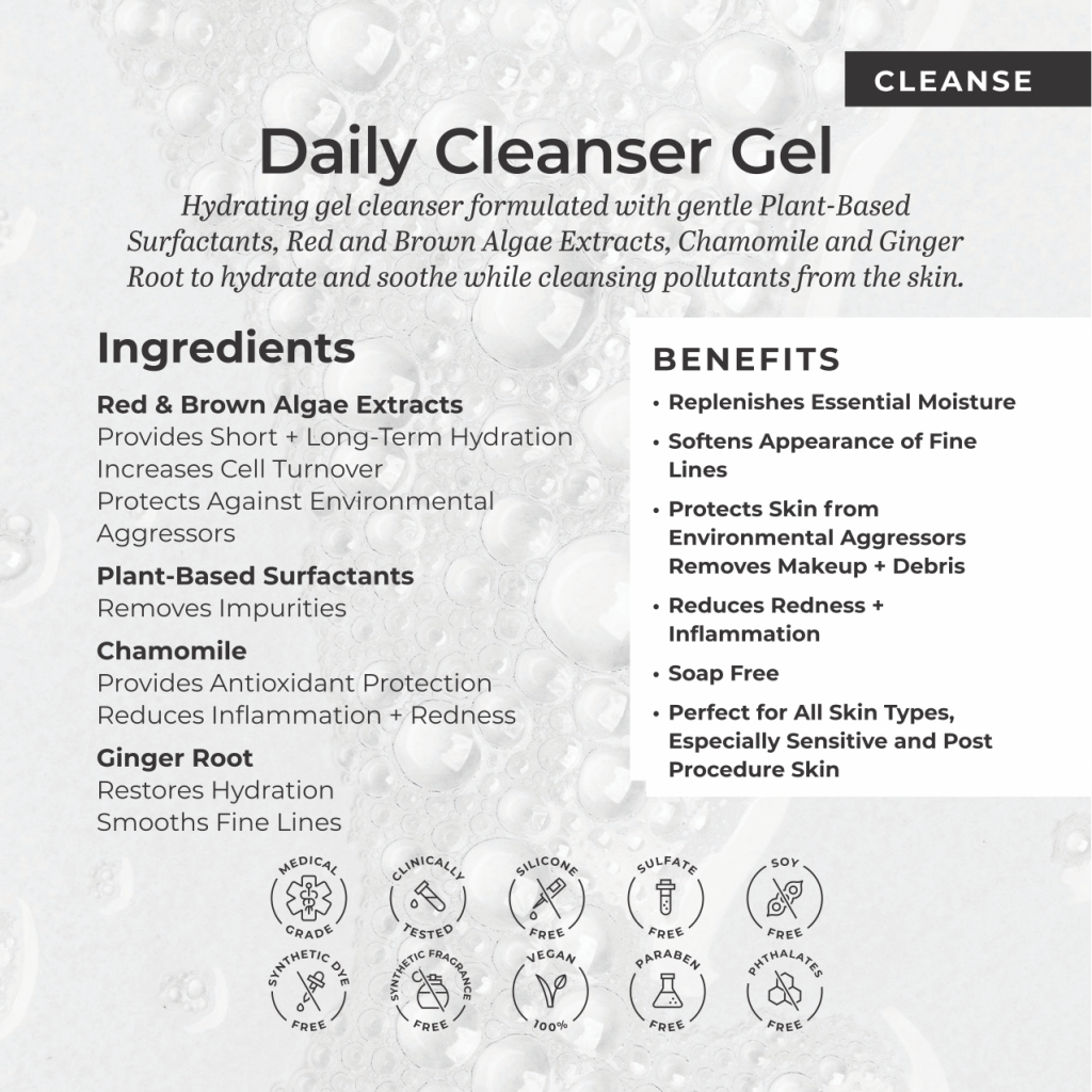 110 Chamomile Cleanser 4x4 Card